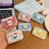 1/2 Pcs Sanrio Anime Hello Kitty Contact Lens Case Travel Portable Plastic Lens Companion Box Kt Simple Beauty Pupil Storage Box