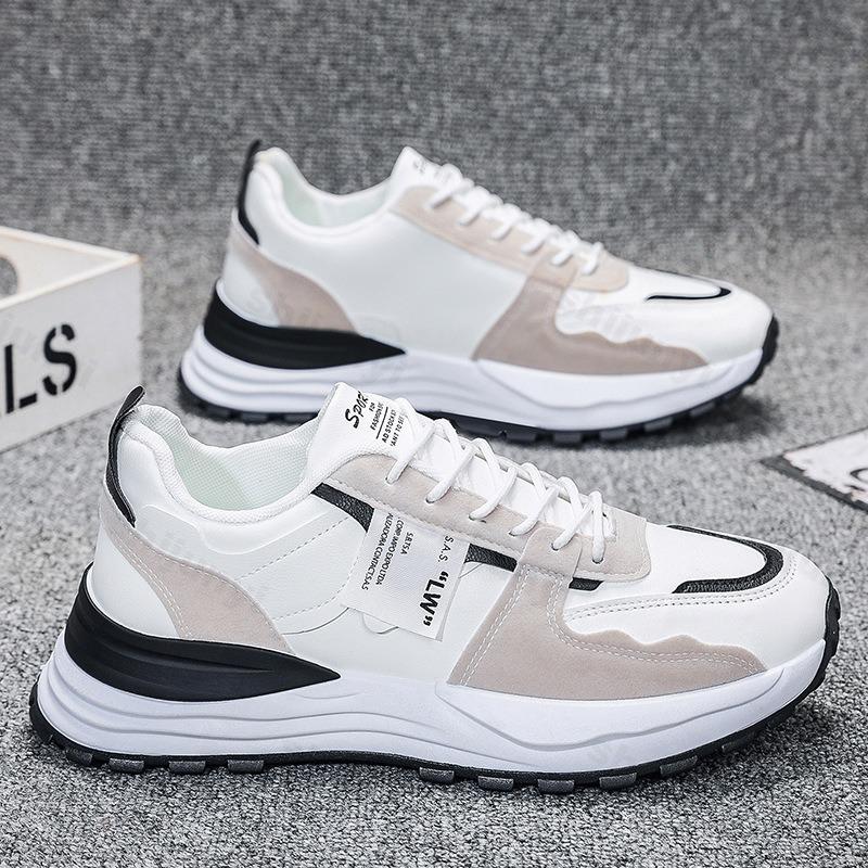 Spring New Man's Chunky Sneakers Comfortable Soft Lightweight Hard-wearing Casual Sports Shoes Trendy Versatile Vulcanized Shoes