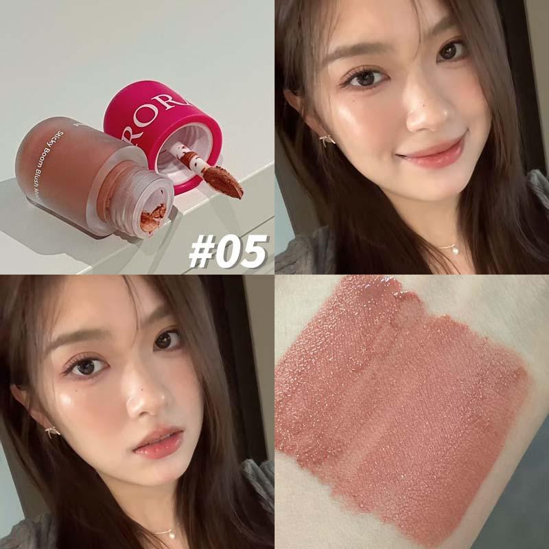 Cross-border Velvet Matte Lip & Cheek Dual-Use Lipstick Set - Nude Shades for Students