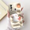 For Infinix Hot 12i Case Hot 12 Play Hot12i X665B X6816C Cute Panda Rabbit Cartoon Camera Protective Soft Silicone Phone Case