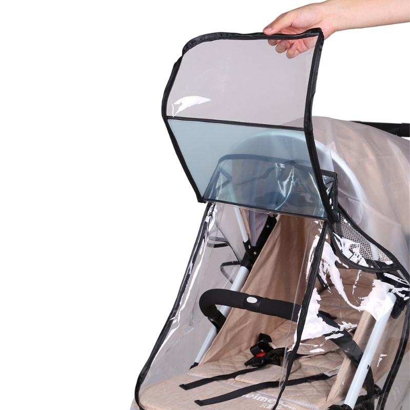 Transparent Barnvagn Regnskydd Universellt Vattentätt Skydd Barnvagn Sittvagn Barnvagn Regnskydd