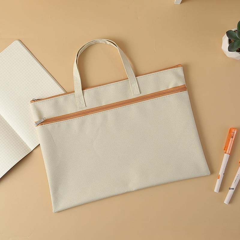 A4 waterproof large-capacity tutoring storage bag, handheld document bag, student,storage bag documents file