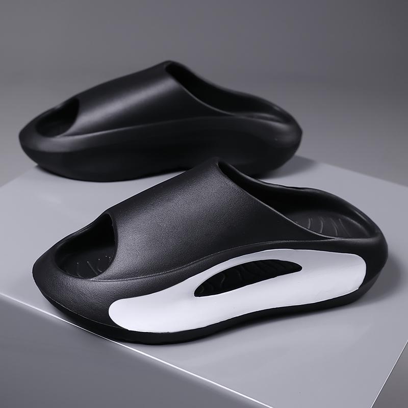 Letnie Klapki na Grubej Podeszwie Męskie Damskie EVA Miękka Podeszwa Domowe Kapcie Sandały Lekkie Buty Plażowe Męskie Kapcie Japonki