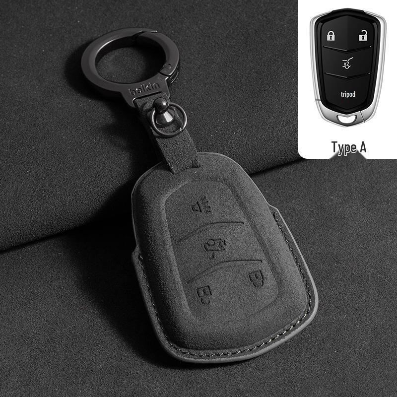 Cadillac Key Case: Compatible with CT5, CT4, Lyriq, XT4, XT5, and XT6 Key Fob Pouches.