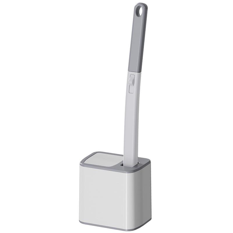 New Toilet Brush Integrated Toilet Brush Automatic Flip Cover with Base Cleaning Brush Disposable Toilet Brush Set