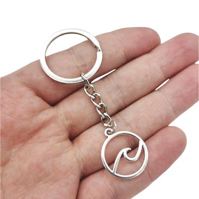 Mode Welle Schlüsselanhänger Ozeanwelle Anhänger Schlüsselanhänger Schlüsselringhalter Strand Schmuck Geschenke