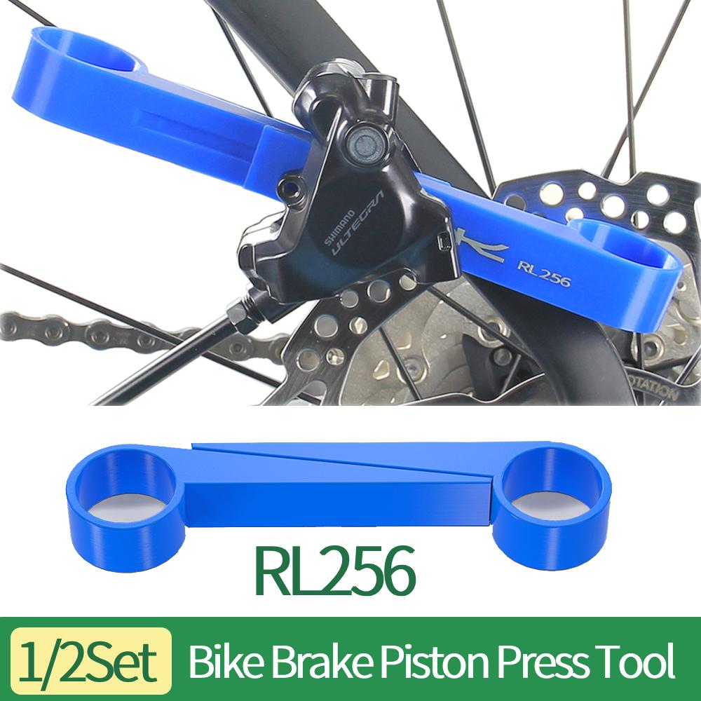 1/2Set Bike Hydraulic Disc Brake Piston Press Tool MTB Hydraulic Disc Caliper Piston Insert Tool for Brake Caliper Adjustment
