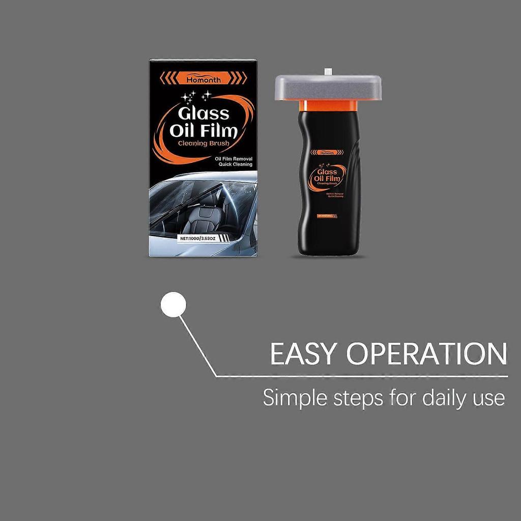 Homonth Glass Oil Film Cleaning Brush Windshield Rearview Mirror Water Stains Cleaning Gloss Cleaning Wipe