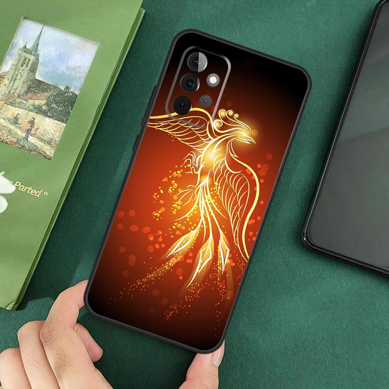 Phoenix Bird Case For Samsung Galaxy A54 A12 A22 A32 A52 A72 A52S A14 A70 A51 A71 A33 A53 A73 Cover