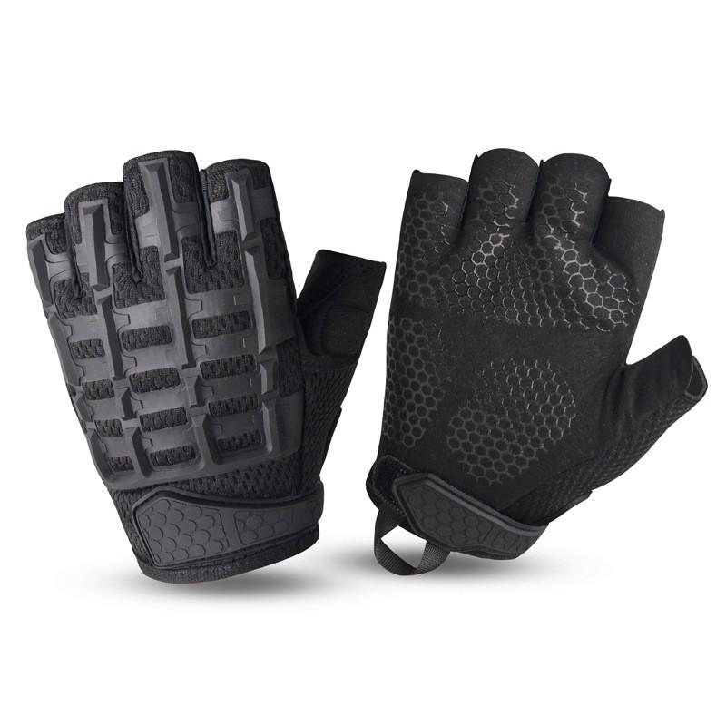 Tactical Half-Finger Cycling Gloves Outdoor Sports Motorcycle Riding Fitness Training Anti-Slip Durable Touchscreen