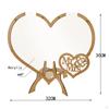 Rustic Wedding Guest Box with Wooden Sign Hearts 3D for Decorations Baby Shower Anniversary