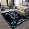 3D Funny Rat Fink Cartoon Movie Carpet Rug for Home Living Room Bedroom Sofa Doormat Decor,kids Play Area Rug Non-slip Floor Mat