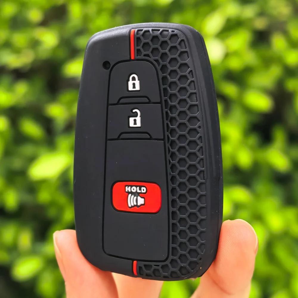 New Car Key Case Cover Shell Fob For Toyota Chr Camry Corolla Rav4 Highlander C-Hr Prius Land Cruiser Prado Keychain Accessories
