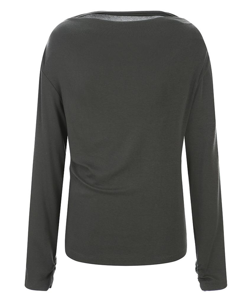 MAREMONTE Shirred T-Shirt_M242Mts08P0