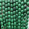 10x14mm Natural Crystal Striped Agate Drum Beads for Jewelry and DIY Accessories