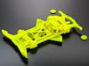 Tamiya Mini 4WD Special Edition Super XX Fluorescent Color Chassis Set 95479 Orange/Yellow