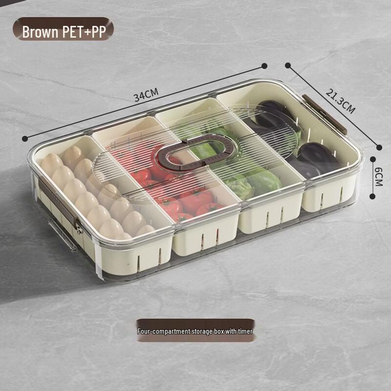 

ZISIZ Refrigerator Condiment Storage Box