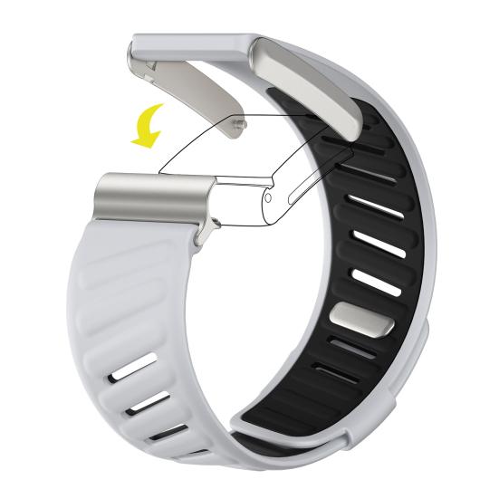 Silikon Klokkereim Vanntett Myk Pustende Lett å Rengjøre Sportsarmbånd Klokkebånd Reservedeler for Whoop