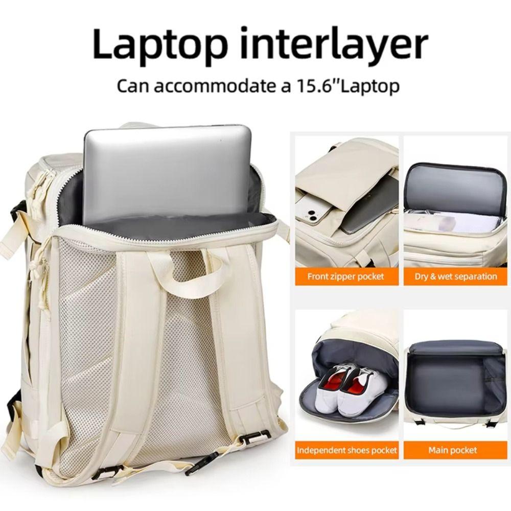 Large Capacity Luggage Backpack Anti-Scratch Cabin Daypack Lightweight Travel Backpack Climbing