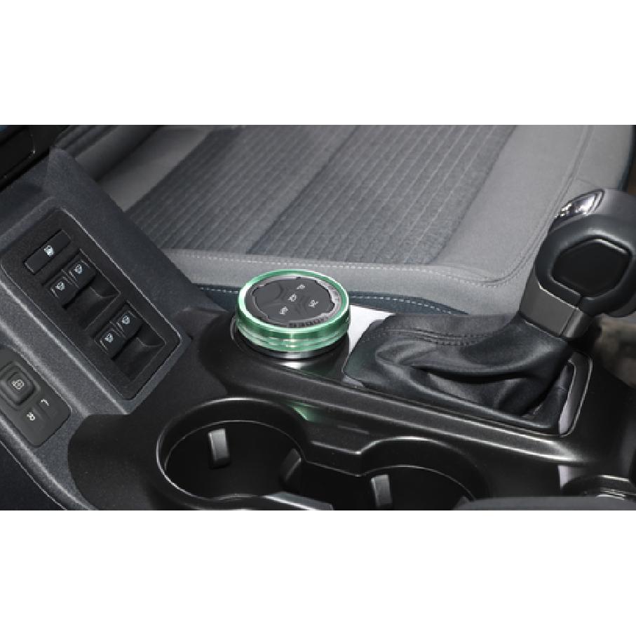 4WD Four-wheel Drive Knob Trim Cover green Aluminum Alloy for Ford Bronco +