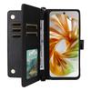 For ZTE Nubia Focus 2 5G Leather Case Stand Wallet Phone Cover with Shoulder/Wrist Strap