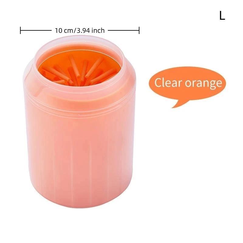1Pcs Portable Outdoor Pet Foot Washer Paw Clean Brush Dog Paw Cleaner Cup Soft Silicone Combs Quickly Wash Foot Cleaning Bucket
