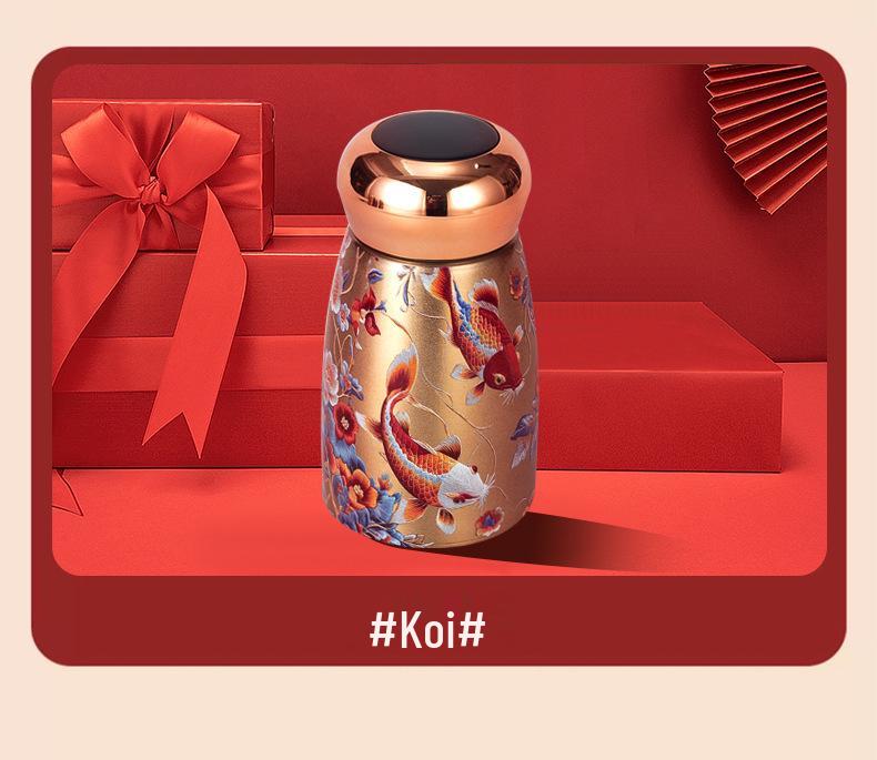 316 Stainless Steel Retro Smart Insulated Cup - Portable, Stylish Mini Water Cup