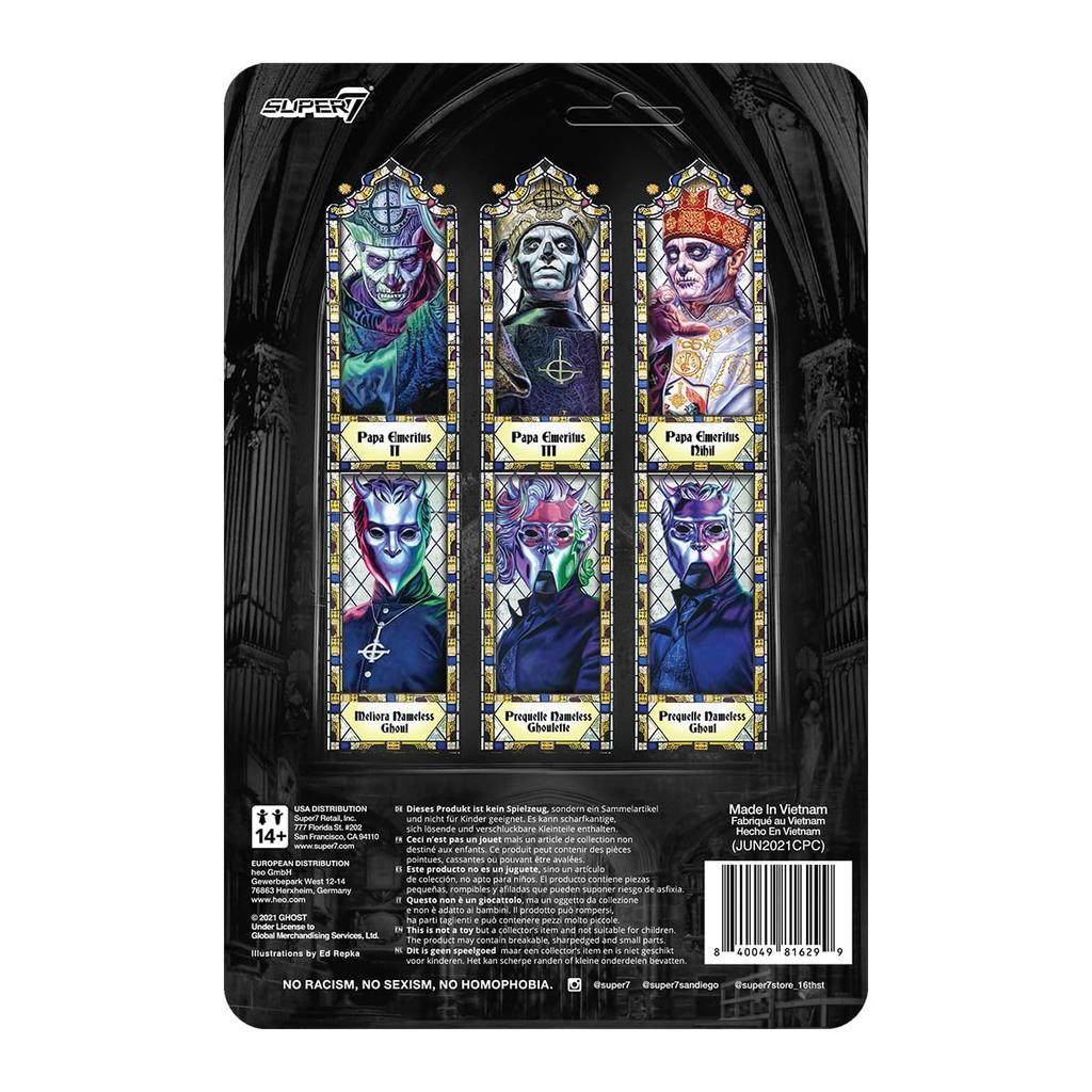 SUPER7 Ghost W3 Nameless Ghoul W1 Gret Prequel Reaction Figure