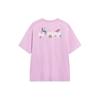 Li-Ning X Steven Harrington Logo Embroidered Letter Print Round Neck Short Sleeve Loose T-Shirt Unisex Tops Light-Lotus-Pink AHST093-1