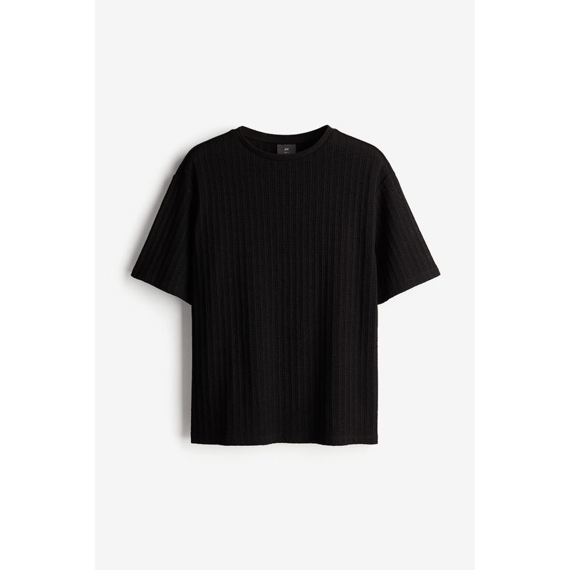 

HM Men s and Women s T-shirt Autumn Heavy Weight Plaid Crew Neck Casual Cut Out Ruched Loose Short Sleeve Tops 1229804