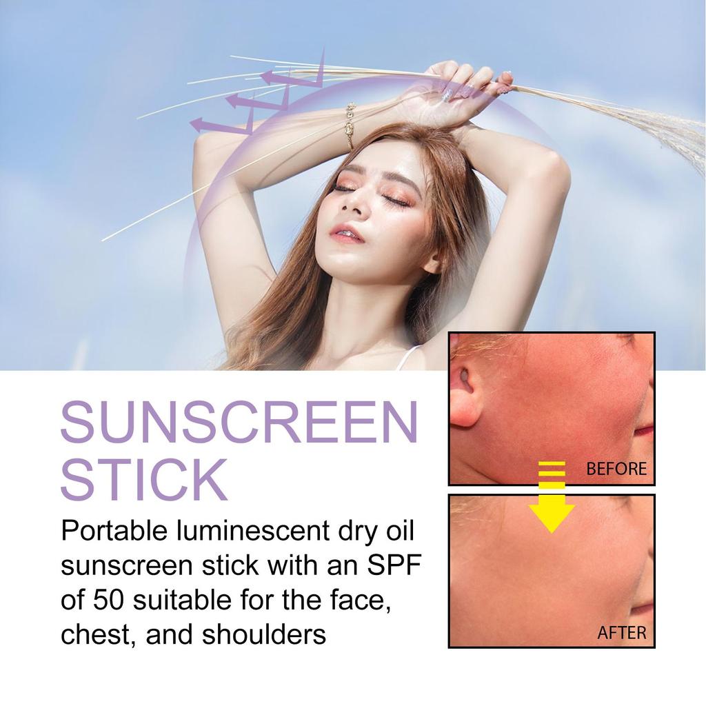 EELHOE Lavender UV Protection Cream Outdoor Protection Brightening Moisturizing Cream - Hydrating & Non-Greasy