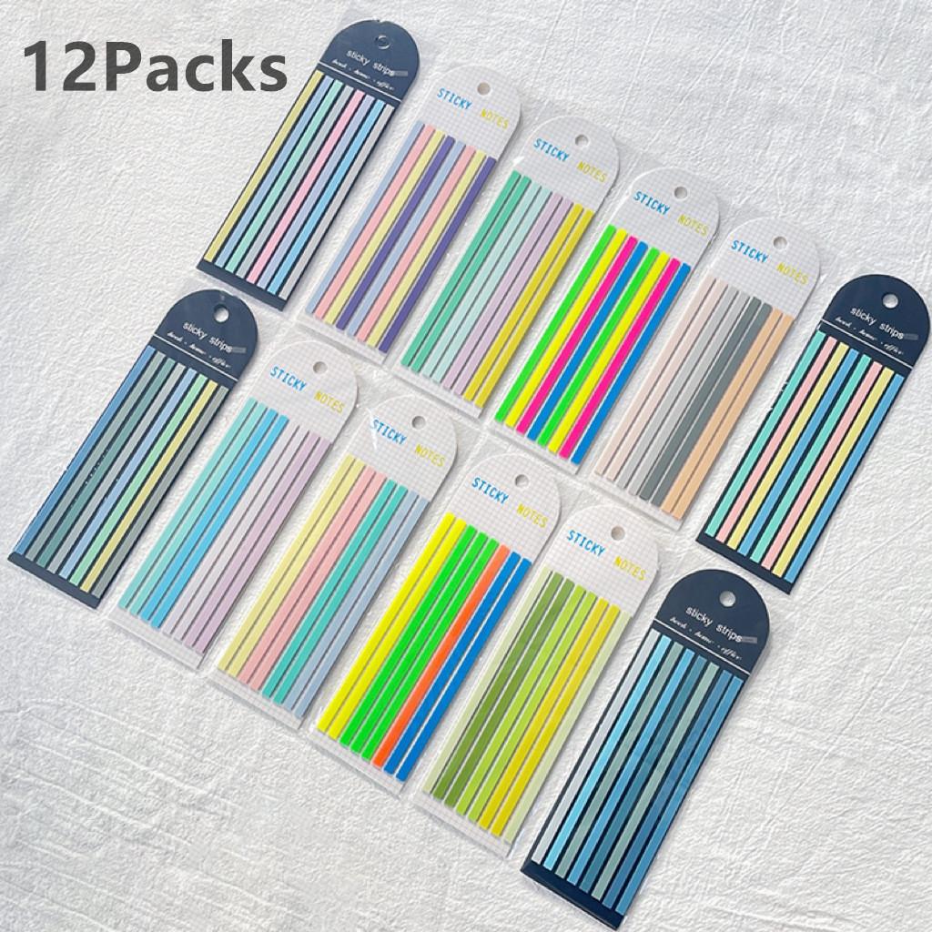 KindFuny Set Transparent Sticky Note Self-Adhesive BookMarker Annotation Reading Book Clear Tab Kawaii Cute Stationery