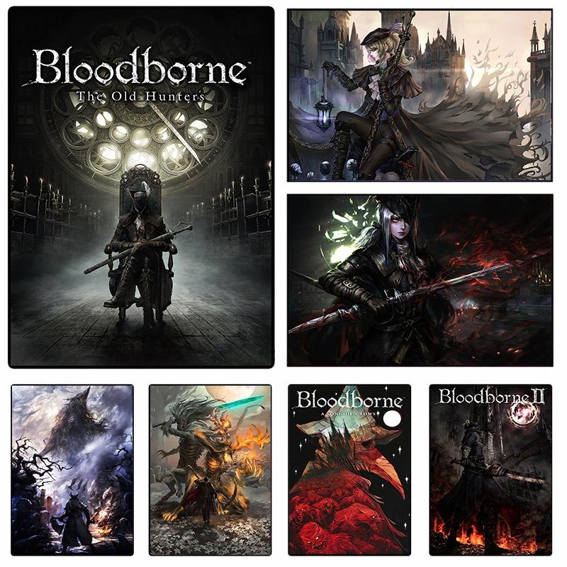 

Bloodborne Классический игровой постер и печать Dark Hunter Картина на холсте настенные художественные картины для украшения гостиной Домашний декор 21cm×30cm NoFrame