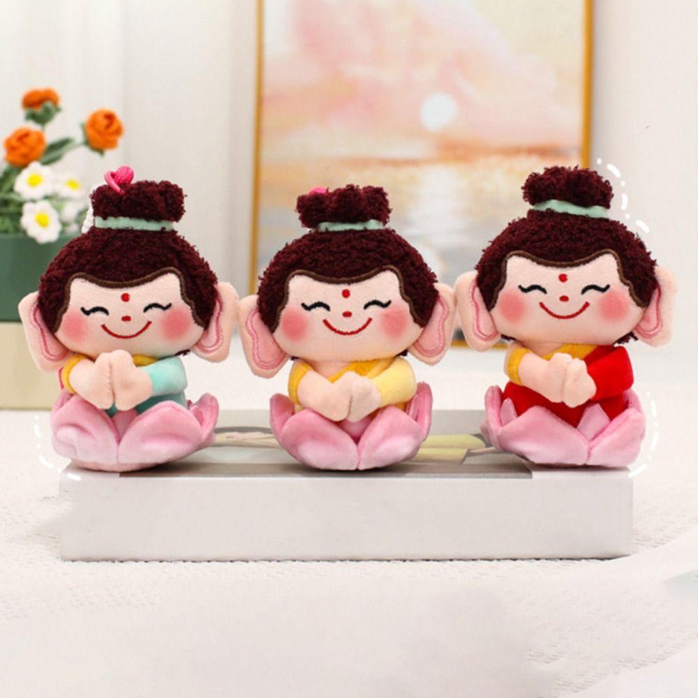 Moon Lord Chinese God Dolls Pendant Guanyin Plush God of Longevity Pendant  Backpack Decor