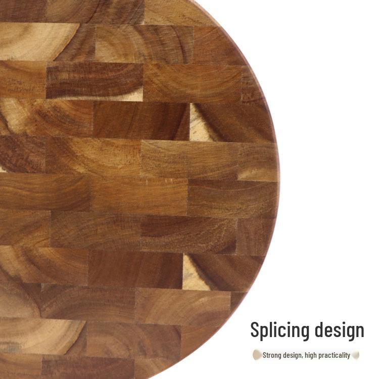 Hackbrett mit Einlage aus Akazienholz für Gemüse, Fleisch und Babynahrung