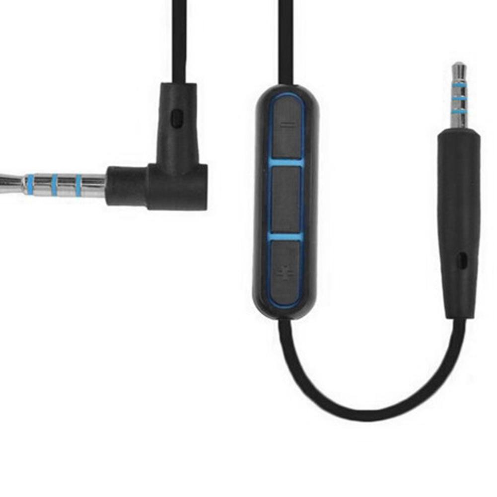 Ersatz-Audiokabel 3,5 mm auf 2,5 mm mit integrierter Mikrofon-Lautstärkeregelung Kopfhörerkabel für Bose QuietComfort QC25/QC25i