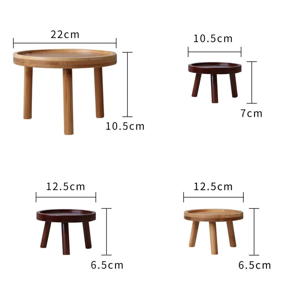 Minimalist Bamboo Plant Stand For Small Plants And Kids Room Decor