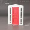 1Pcs Dollhouse Window Door Prop Mini Door Head Fence Courtyard Simulation Model Miniature Garden Scene Diy Furniture Decoration