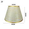 Retro Style Table Lampshades PVC Fabric E27 Floor Lamp Shade Desktop Bedroom Bedside Desktop Home Decor Wall Lamp Cover