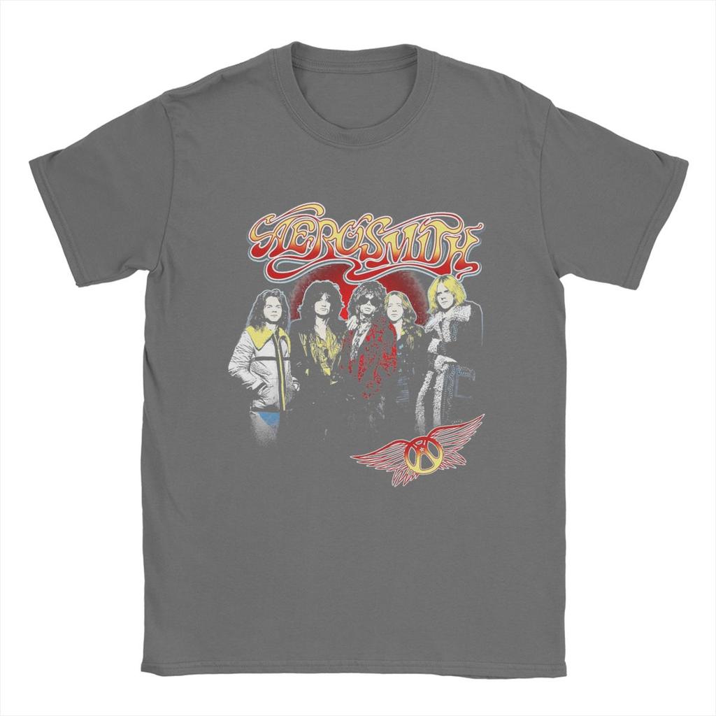 Rocková kapela Aerosmith Oblečení Pánská Dámská Bavlněná Volnočasová Trička Krátký Rukáv Topy Dárky k Narozeninám