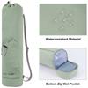 Sac de rangement multifonction pour tapis de yoga, grande capacité, étanche, bandoulière réglable, fermeture éclair intégrale en toile