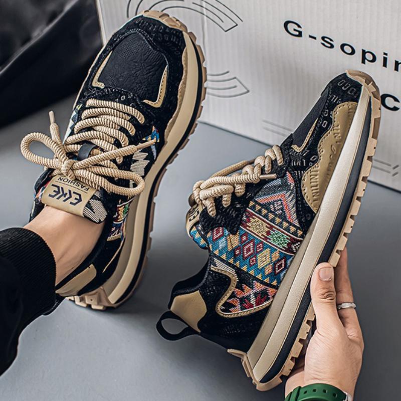 Trendige Herren-Sneaker Bequeme Dicksohlen-Freizeitschuhe für Herren Rutschfeste Laufschuhe Neue Outdoor-Sportschuhe Tenis Masculino