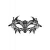 Mask - Star - Black Guipure - Soft - Black - Satin Ties To Tie