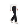 Anta Champion All-Weather Series Casual Simple Solid Color Fleece Slim Fit Knitted Sports Pants Women Bottoms Black 162510506-2