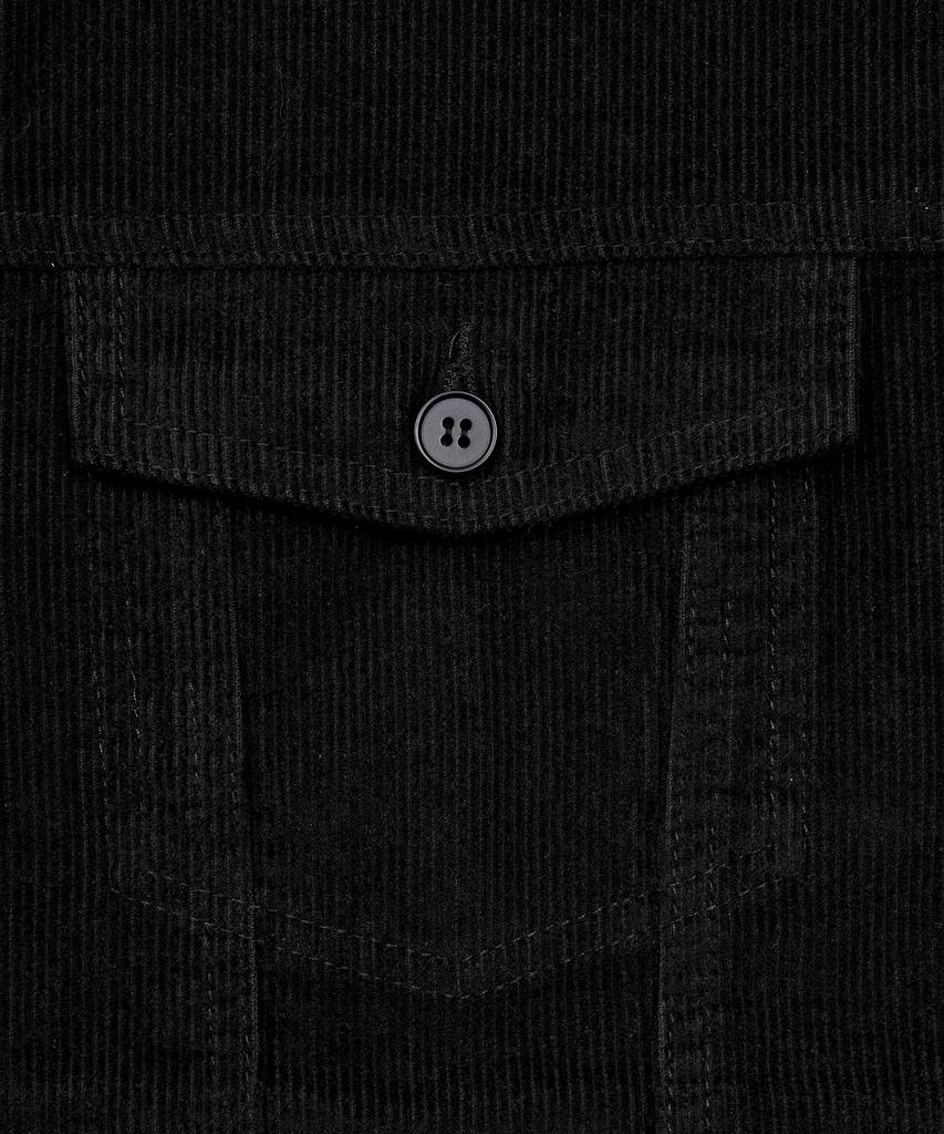 Excontainer Corduroy Trucker Jacket (Black)