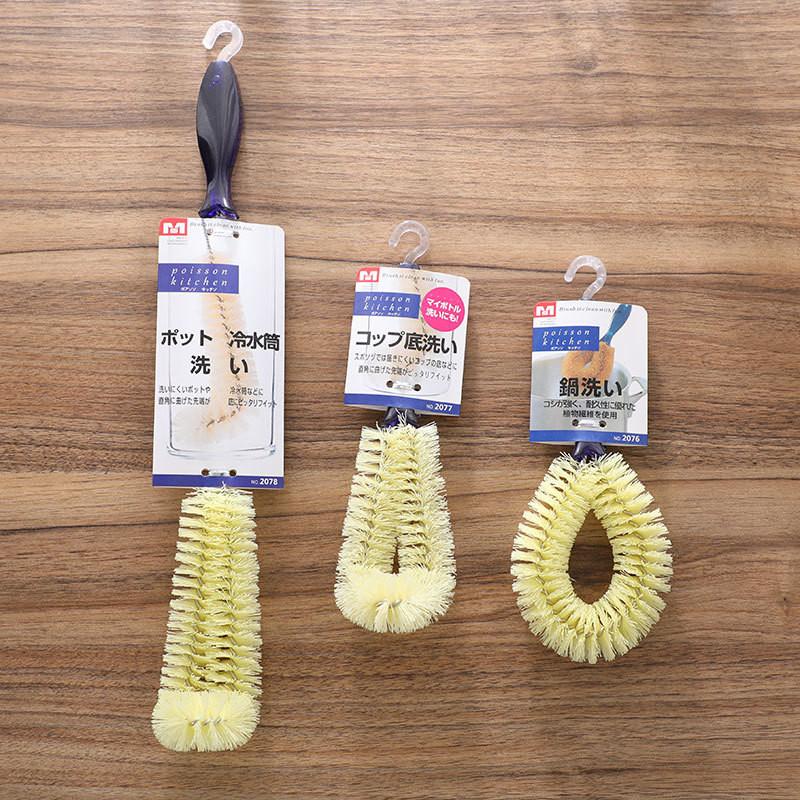 Cup Plastic Flexible Brush For Effective Cleaning Of Bottles Glasses And Tight Spaces