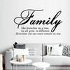 Quote Wall Sticker Removable Waterproof 45*30cm Art Black Decals Decor Family Home Office PVC Fashion New Unique