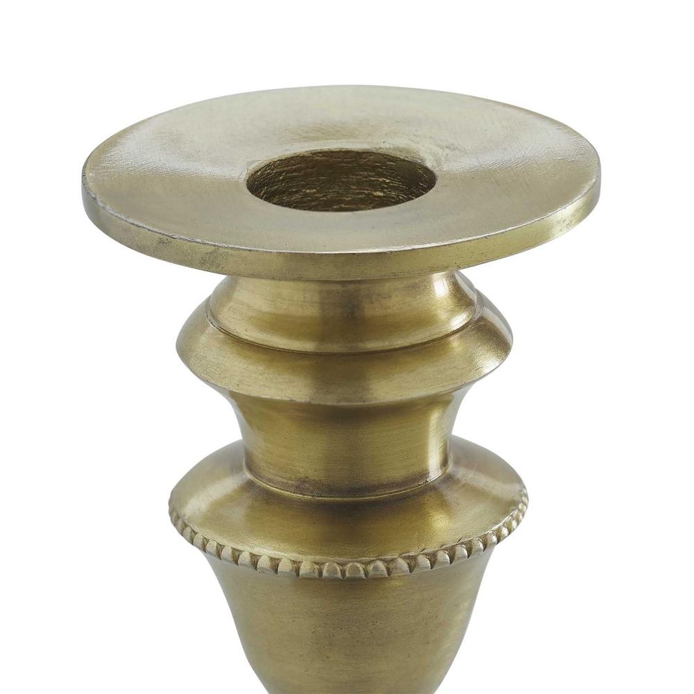Gold Metal Taper Candle Holder Elegant Decorative Centerpiece Indoor Use Fits 1 Inch Taper Candles Modern Farmhouse Home Decor
