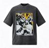 Anime Soul Eater Grafik T-Shirts Herren Damen Kleidung Mode Vintage Gewaschenes T-Shirt Baumwolle Kurzarm T-Shirts Oberteile Streetwear