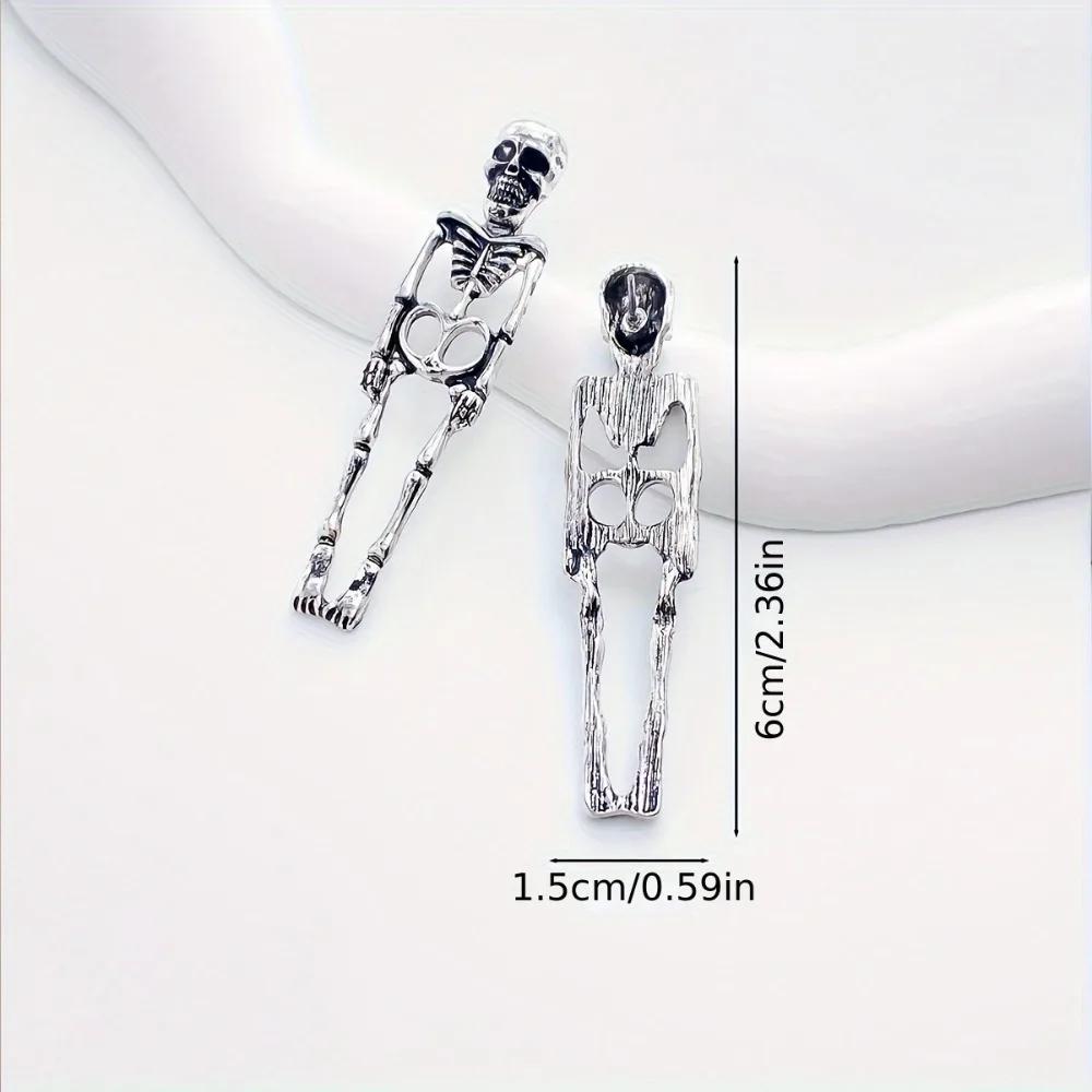 Skull Style Stud Earrings For Women Earrings Set Halloween Christmas Gif